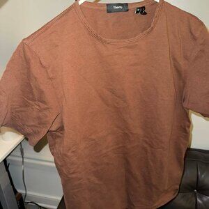Men's Theory Lux T-Shirt in Brown - M - 85% OFF (MSRP $95)
